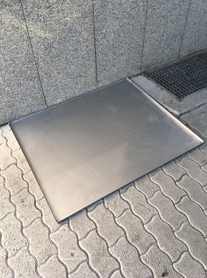 INOX kadica za dezinfekciju 60x90